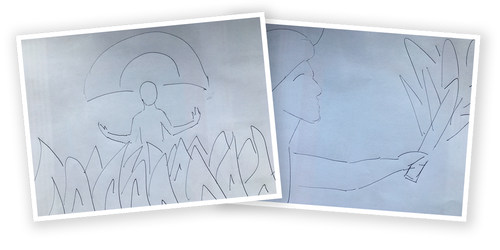 Sketch for Planning a Photoshoot Concept