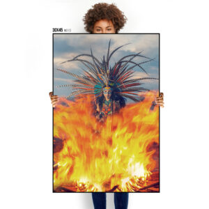 Aztec Goddess Art Print. Aztec Wall Art. Mexico Photography. Mexico Wall Art