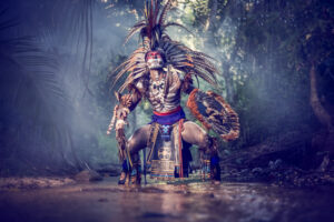 Aztec Warrior. Aztec Wall Art. Aztec Decor. Mexico Photography. Mexico Wall Art. Fine Art Photography