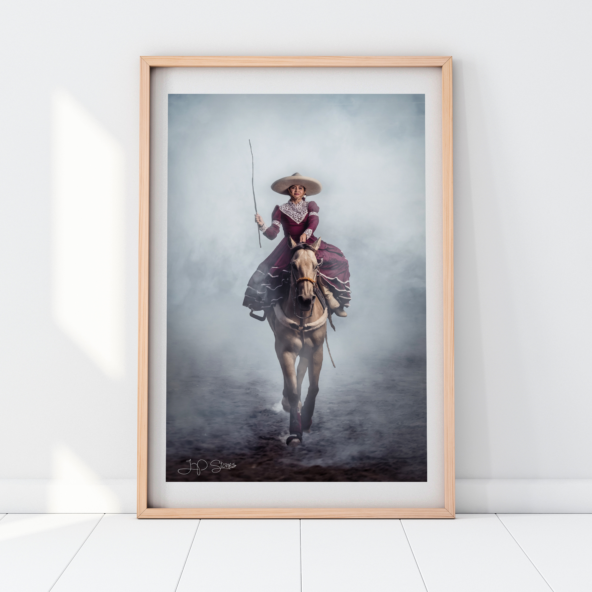 Escaramuza Charra Horse Photography Print. Equestrian Art & Horse Wall Art. Mexican Charreada Photography. Mexico Wall Art