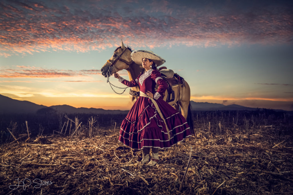 Escaramuza and Charro Cowboy Photography by JP Stones Photography Workshops