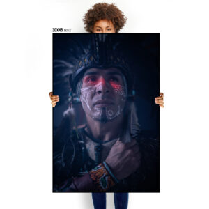 Mexican Aztec Warrior Print. Aztec & Mayan Wall Art.Mexico Photography Wall Decor. Mexico Art.