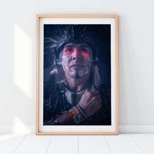 Mexican Aztec Warrior Print. Aztec & Mayan Wall Art.Mexico Photography Wall Decor. Mexico Art.