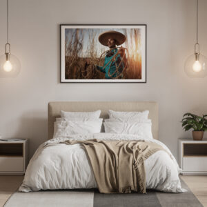 Mexican Charro Wall Art. Cowboy Wall Decor. Charreada art. Charro & Lasso Photography Print.
