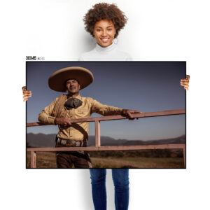 Mexican Charro Wall Art. Charro with Lasso Photography. Charreada Wall Art. Mexico Art. Cowboy Wall Decor.