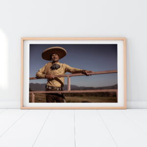 Mexican Charro Wall Art. Charro with Lasso Photography. Charreada Wall Art. Mexico Art. Cowboy Wall Decor.