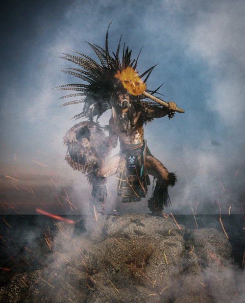 Aztec Mexica Warrior. JP Stones Photography Workshops