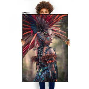 Aztec Goddess Art Print. Aztec Wall Art. Mexico Photography. Mexico Wall Art