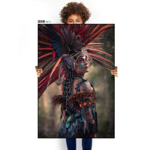 Aztec Dancer Photography Print. Aztec Art, Aztec Wall Decor, Mexico Art