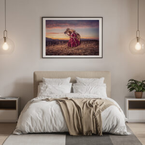 Mexican Escaramuza and Horse. Cultural Portrait Photography. Fine Art Photography Print. Mexico Art. Wall Art.