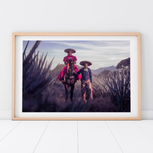Mexican Charro & Charra Escaramuza. Wall Art. Cultural Portrait. Fine Art Photography Print.