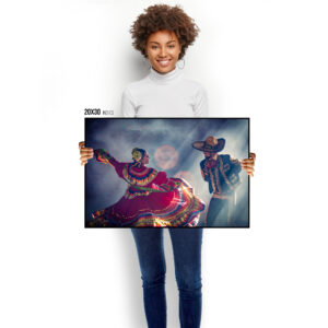 Mexican Folkloric Dancers Wall Art. Charro and China Poblana. Jarabe Tapatio Wall Art. Fine Art Photography Print.