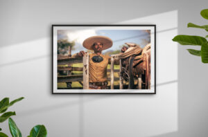 Mexican Charro with Lasso. Wall Art. Cultural Portrait. Fine Art Photography Print.