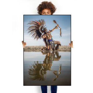 Aztec Warrior Print. Aztec Wall Art & Aztec Decor. Aztec Art. Mexico Photography. Mexico Wall Art. Fine Art Photography.