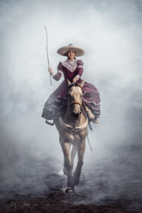Escaramuza Charra Horse Photography Print. Equestrian Art & Horse Wall Art. Mexican Charreada Photography. Mexico Wall Art