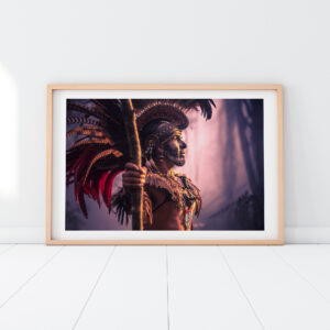 Aztec Art Print. Aztec Wall Art & Aztec Decor. Aztec God. Mexico Photography. Mexico Wall Art. Fine Art Photography.