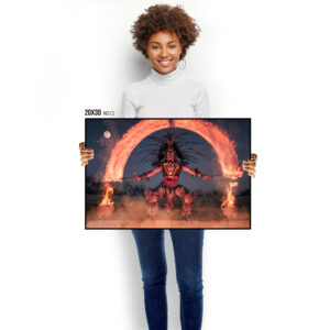 Aztec Art Print. Aztec Wall Art & Aztec Decor. Aztec God. Mexico Photography. Mexico Wall Art. Fine Art Photography.