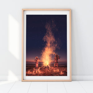 Peyote Ceremony Art Print. Aztec Wall Art & Aztec Decor. Aztec God. Mexico Photography. Mexico Wall Art. Fine Art Photography.