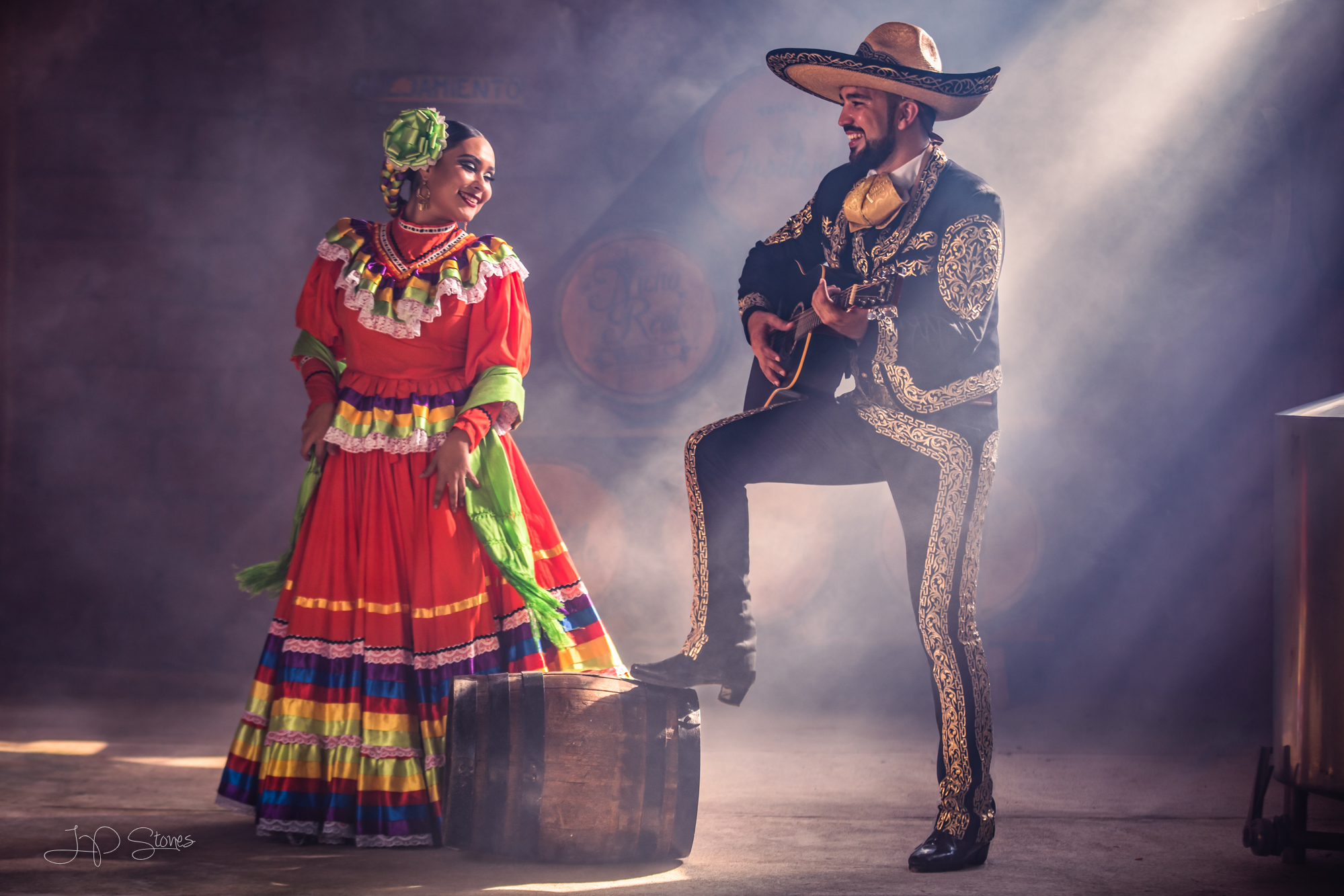 Mexican Folkloric Dancers Wall Art. Charro and China Poblana. Jarabe Tapatio Wall Art. Fine Art Photography Print.