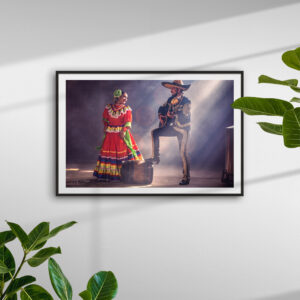 Mexican Folkloric Dancers Wall Art. Charro and China Poblana. Jarabe Tapatio Wall Art. Fine Art Photography Print.