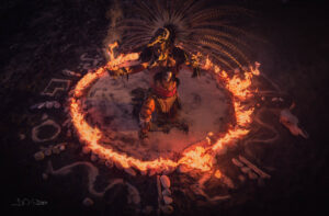 Mexican Aztec Ceremony - Fine Art Photography Print