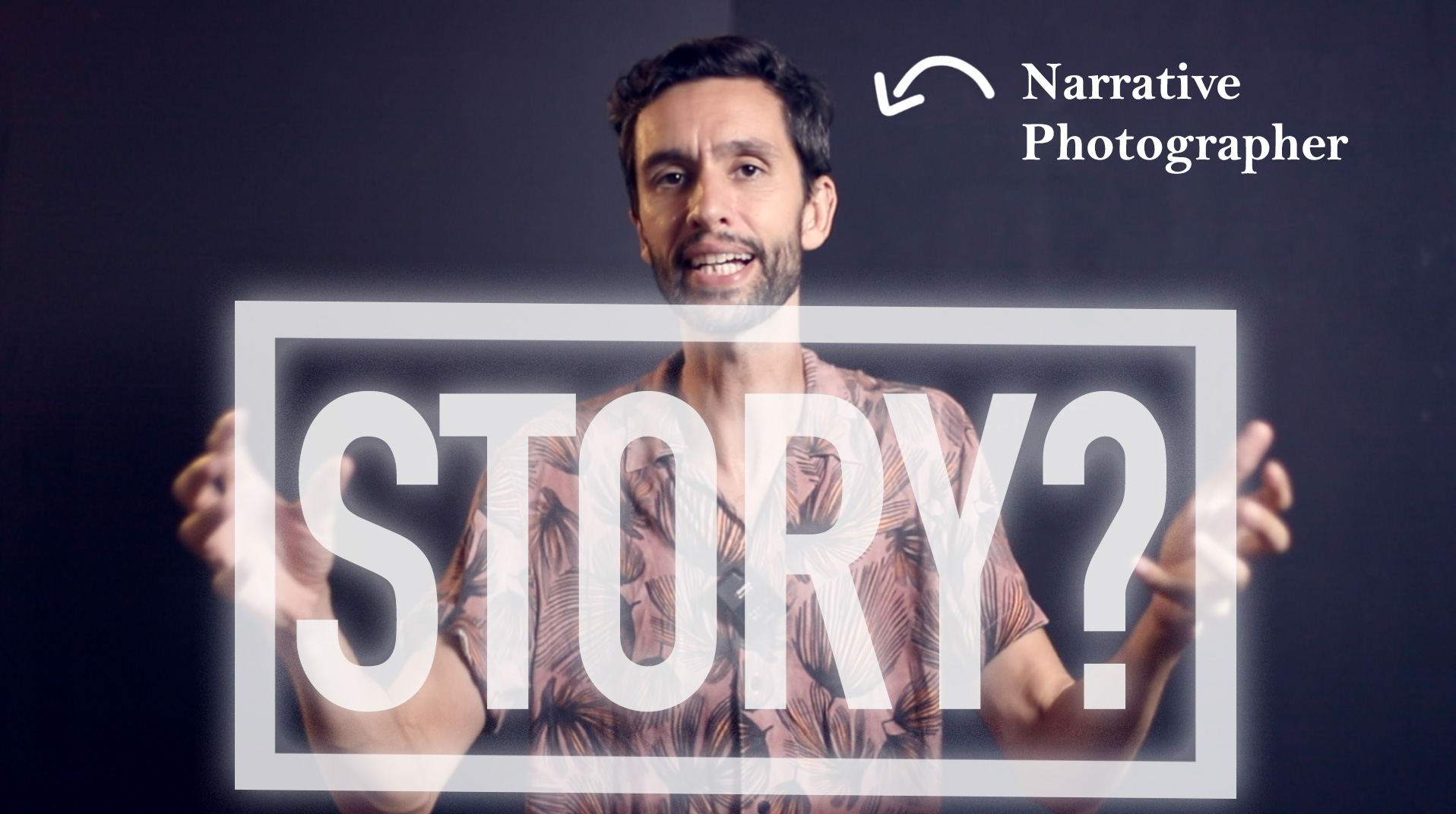 Storytelling in photography has a fairly big limitation. A story occurs through time, but a photo is just this small slice of time. Photography Talks and Photography Coaching. Get a feel for my style of teaching.